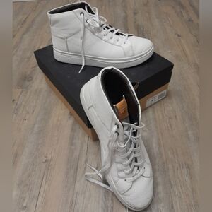 UGG Men's Cali High-Top White Leather Sneakers Size:11  UGG